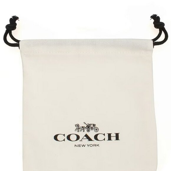 Coach Signature Tag and Dinosaur Charm Long Pendant Necklace NWT - Picture 3 of 3